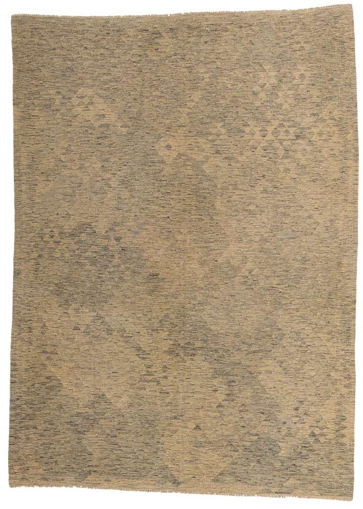 6' 6 x 9' 7 Hand Woven Kilim Modern Wool Rug