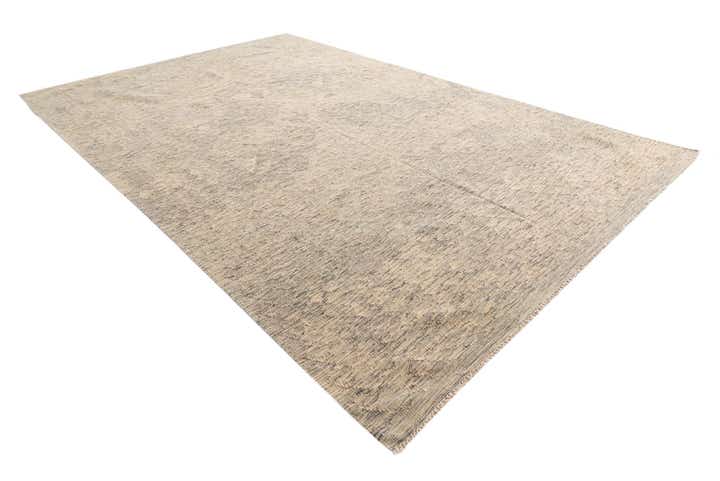 6' 5 x 9' 10 Hand Woven Kilim Modern Wool Rug