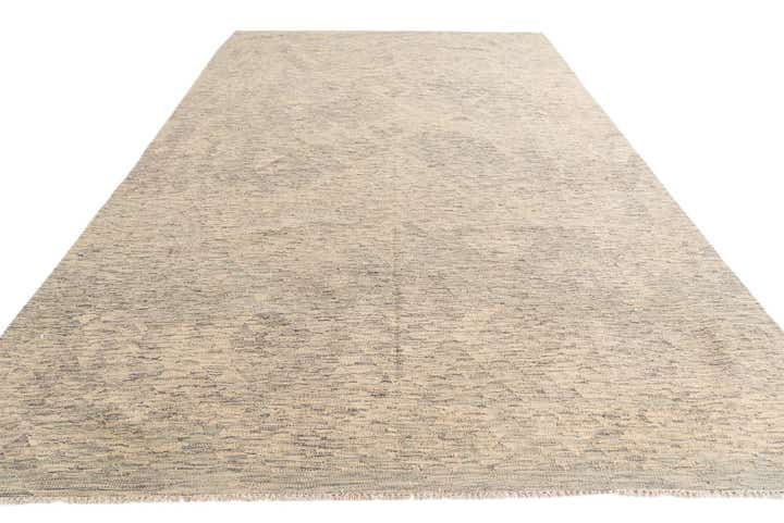 6' 5 x 9' 10 Hand Woven Kilim Modern Wool Rug