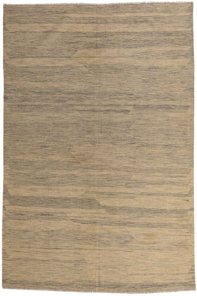 6' 7 x 10' Hand Woven Kilim Modern Wool Rug