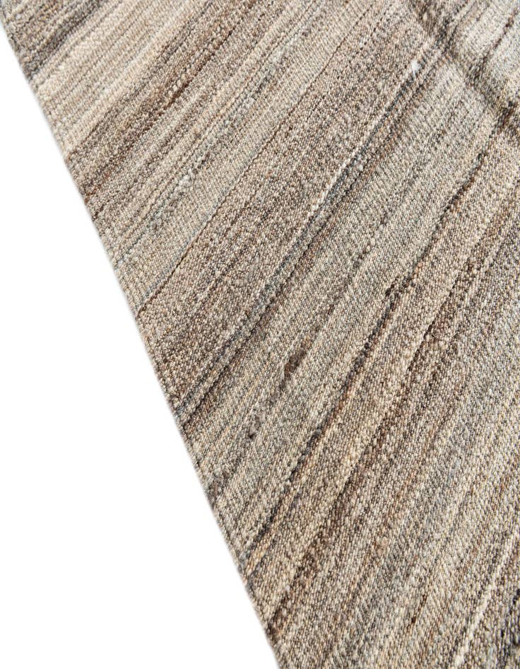 Detail image of 10' x 12' 8 Hand Woven Kilim Modern Wool Rug