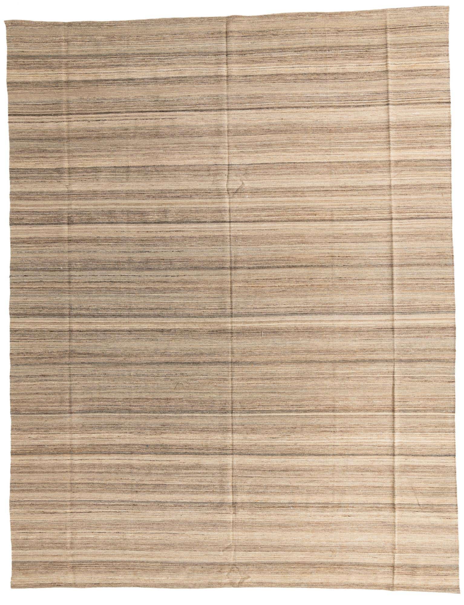 10' x 12' 8 Hand Woven Kilim Modern Wool Rug