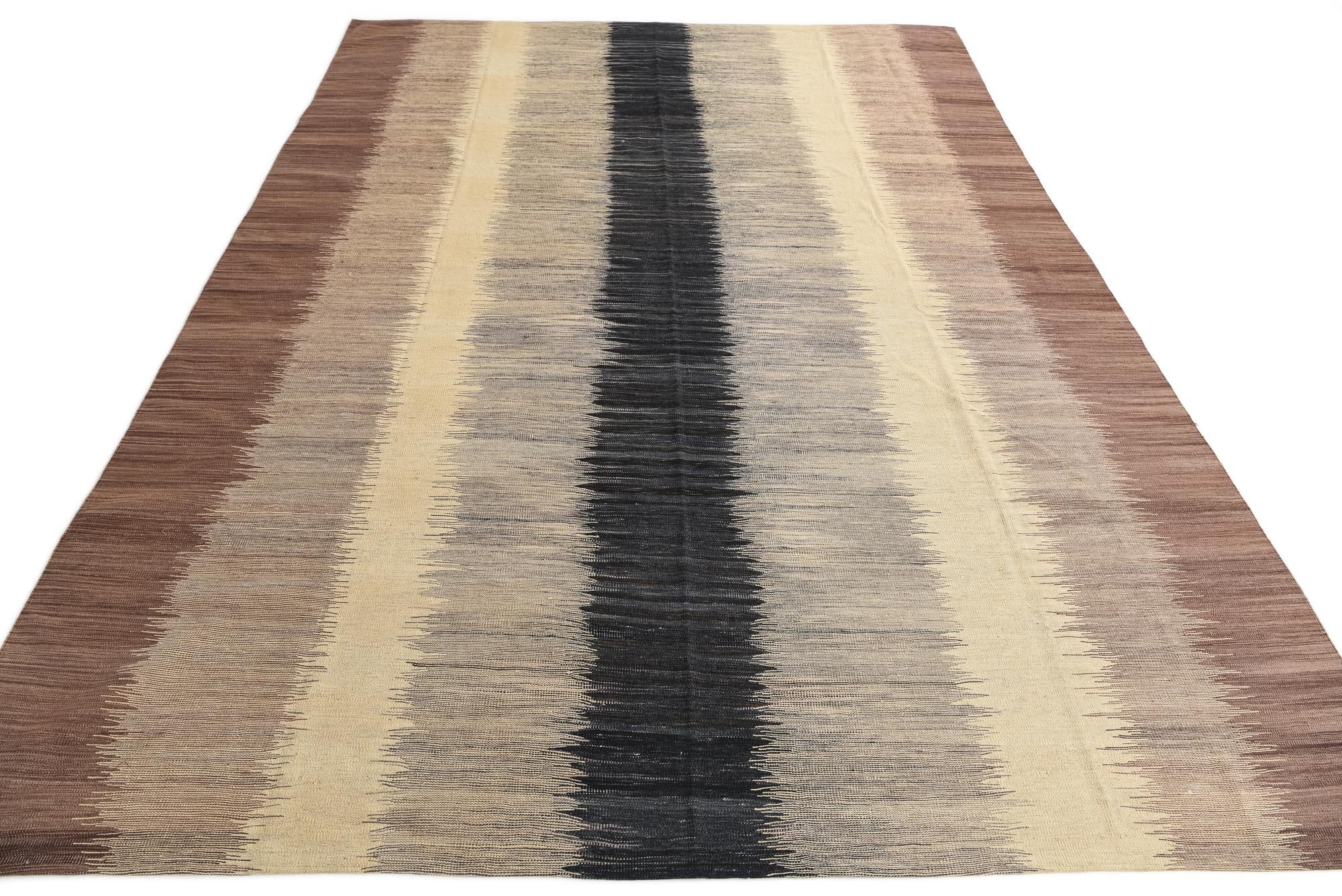 305cm x 415cm Tejido a mano Kilim Modern Alfombra Lana