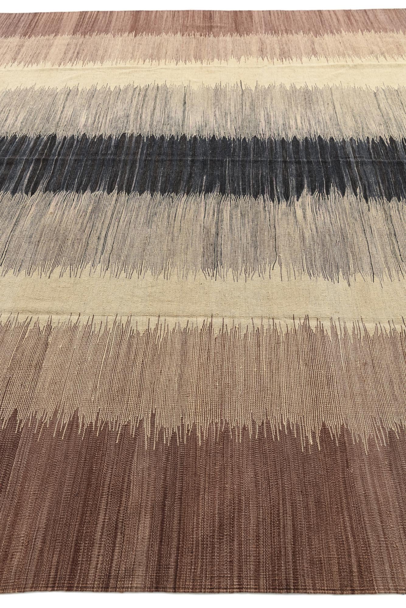 305cm x 415cm Tejido a mano Kilim Modern Alfombra Lana