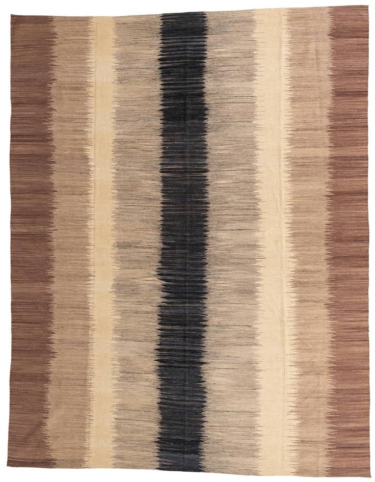 Detail image of 10' 1 x 13' 8 Hand Woven Kilim Modern Wool Rug