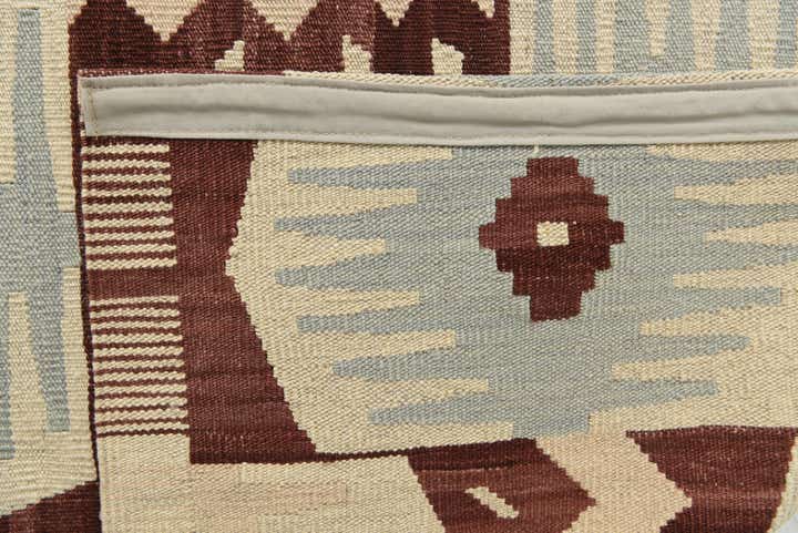 6' 8 x 9' 10 Hand Woven Kilim Modern Wool Rug