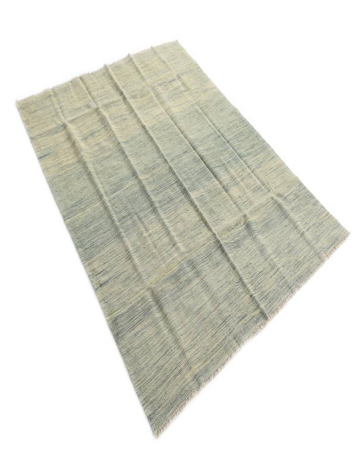 Detail image of 5' x 6' 6  Hand Woven Kilim Modern Wool Rug