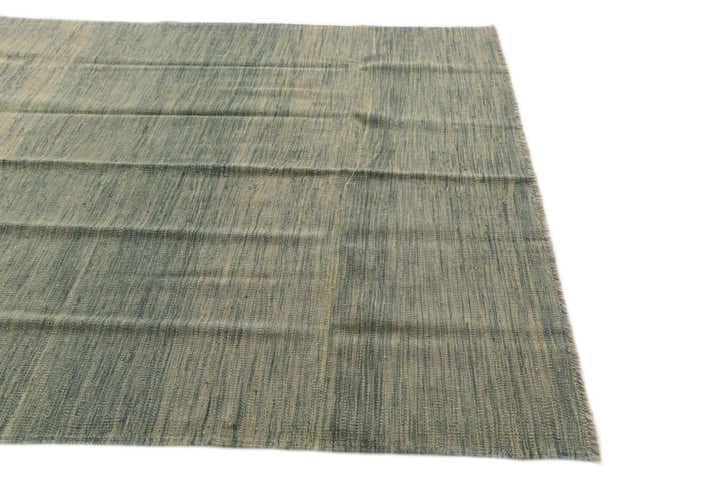 5' x 6' 6 Hand Woven Kilim Modern Wool Rug