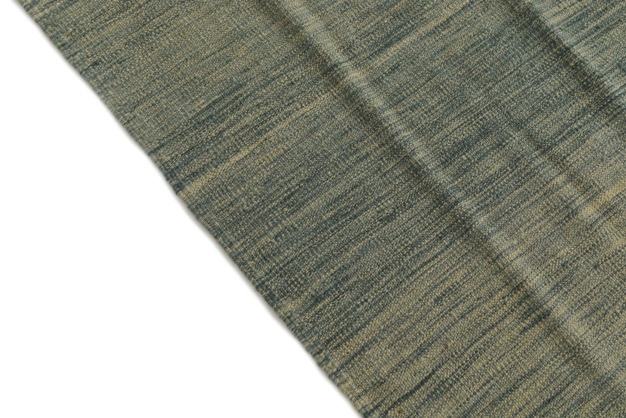 5' x 6' 6 Hand Woven Kilim Modern Wool Rug