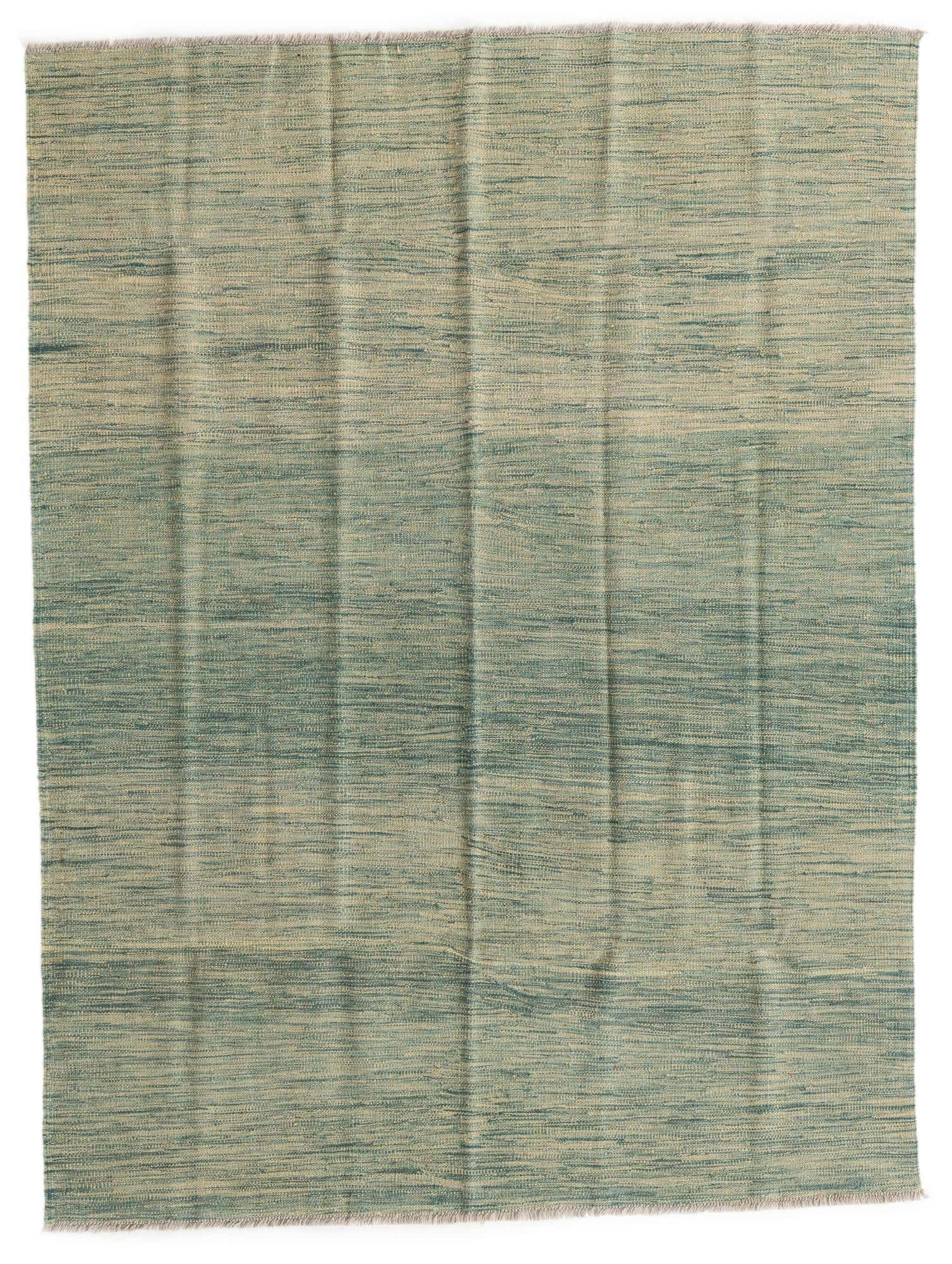 5' x 6' 6 Hand Woven Kilim Modern Wool Rug