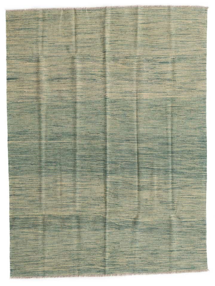 5' x 6' 6 Hand Woven Kilim Modern Wool Rug