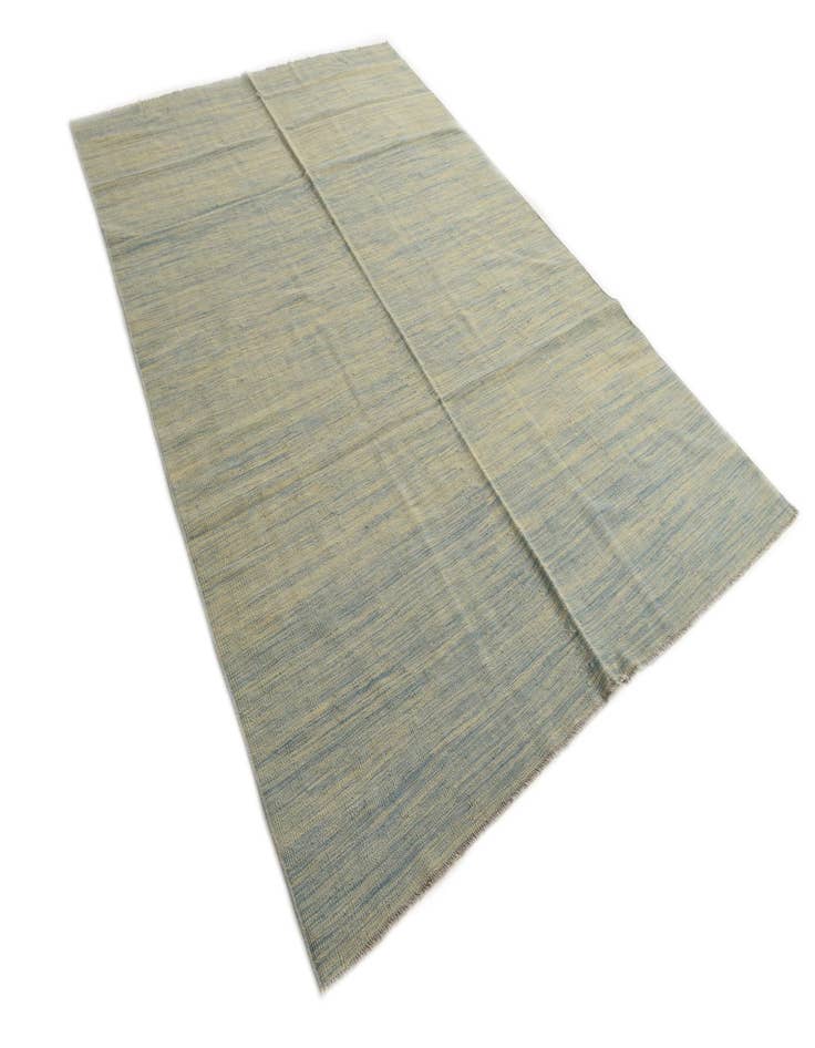 Detail image of 6' 5 x 9' 8  Hand Woven Kilim Modern Wool Rug