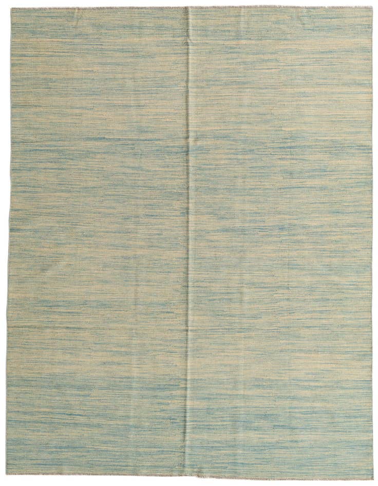 Detail image of 6' 5 x 9' 8 Hand Woven Kilim Modern Wool Rug