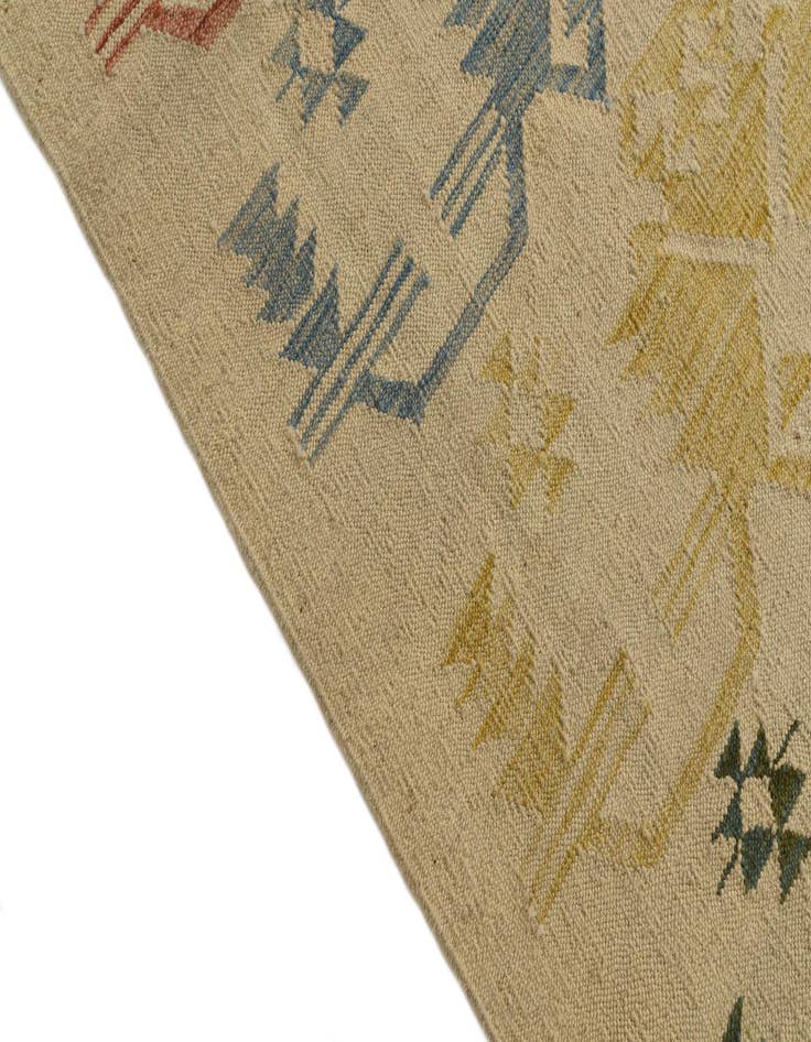 Detail image of 6' 9 x 9' 9  Hand Woven Kilim Modern Wool Rug