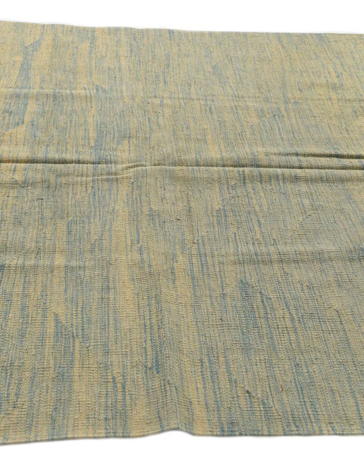 Detail image of 4' 10 x 6' 5  Hand Woven Kilim Modern Wool Rug