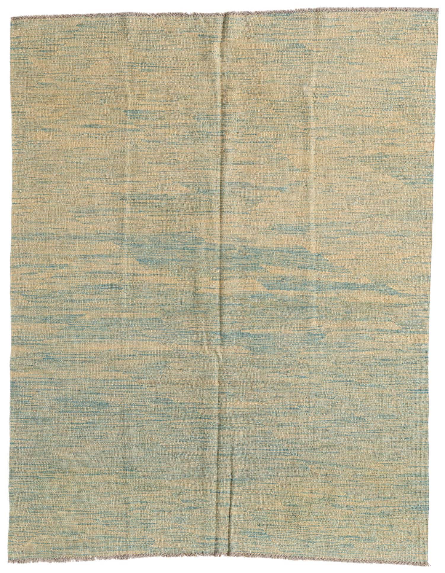 4' 10 x 6' 5 Hand Woven Kilim Modern Wool Rug