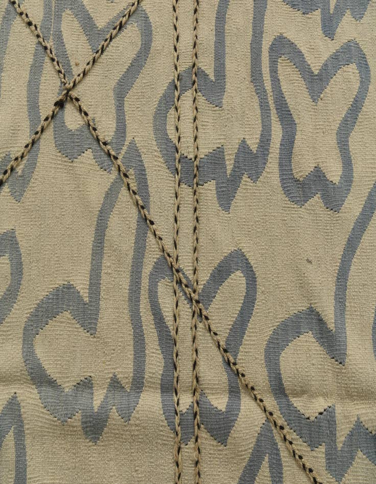 Detail image of 8' 5 x 9' 10  Hand Woven Kilim Modern Wool Rug