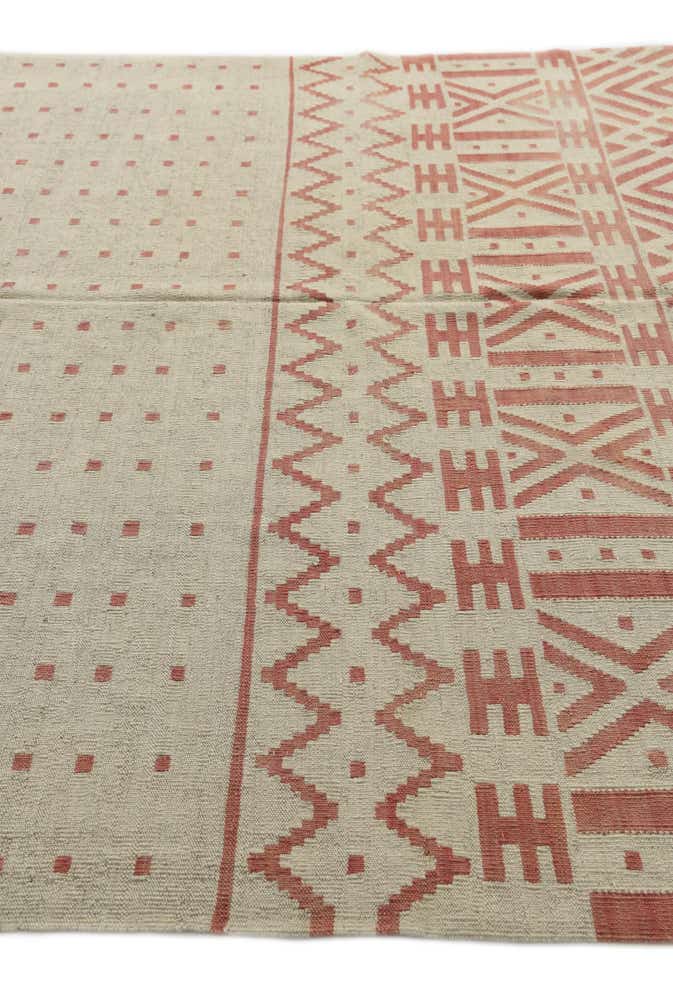 7' 1 x 9' 5 Hand Woven Kilim Modern Wool Rug