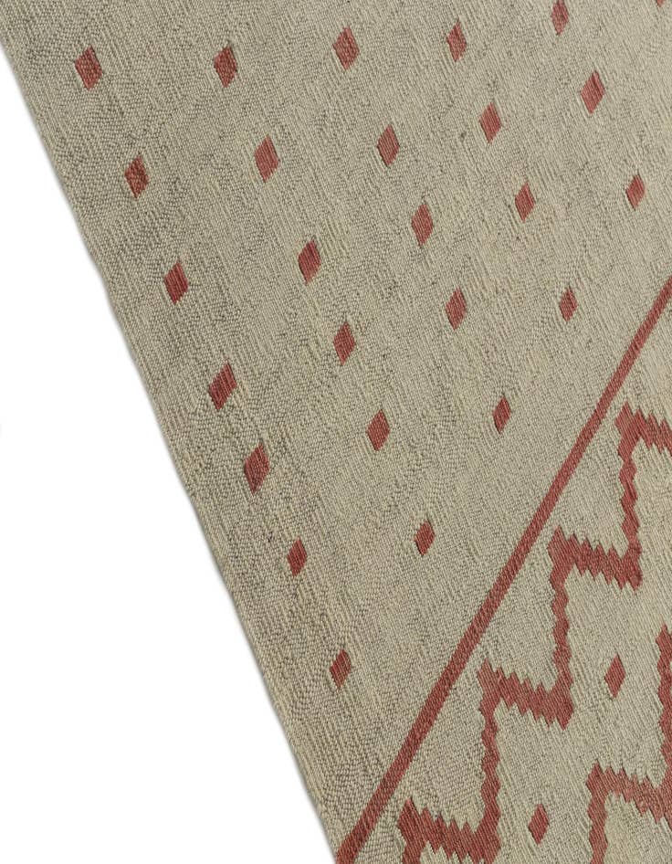 Detail image of 7' 1 x 9' 5  Hand Woven Kilim Modern Wool Rug