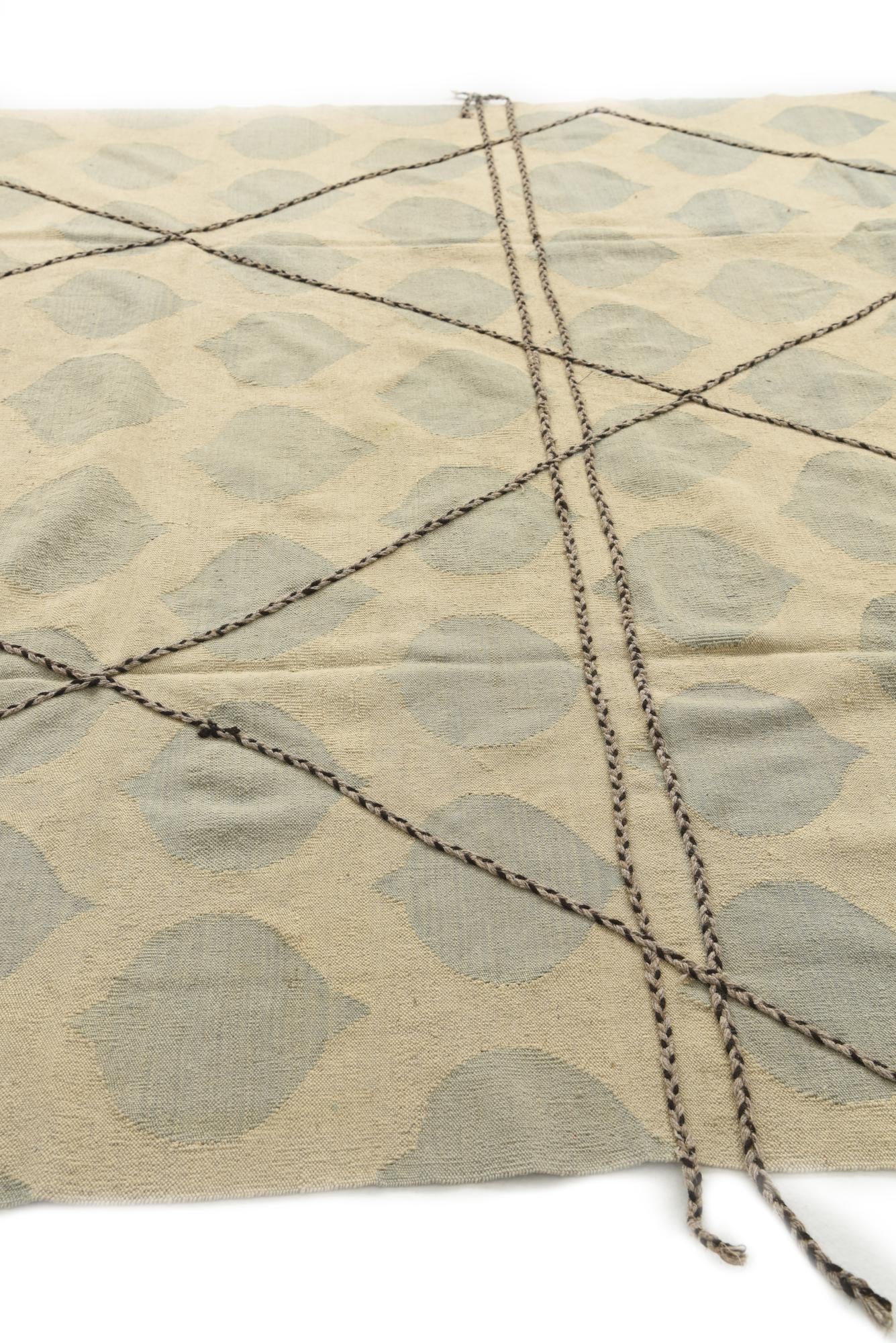 8' 2 x 9' 8 Hand Woven Kilim Modern Wool Rug