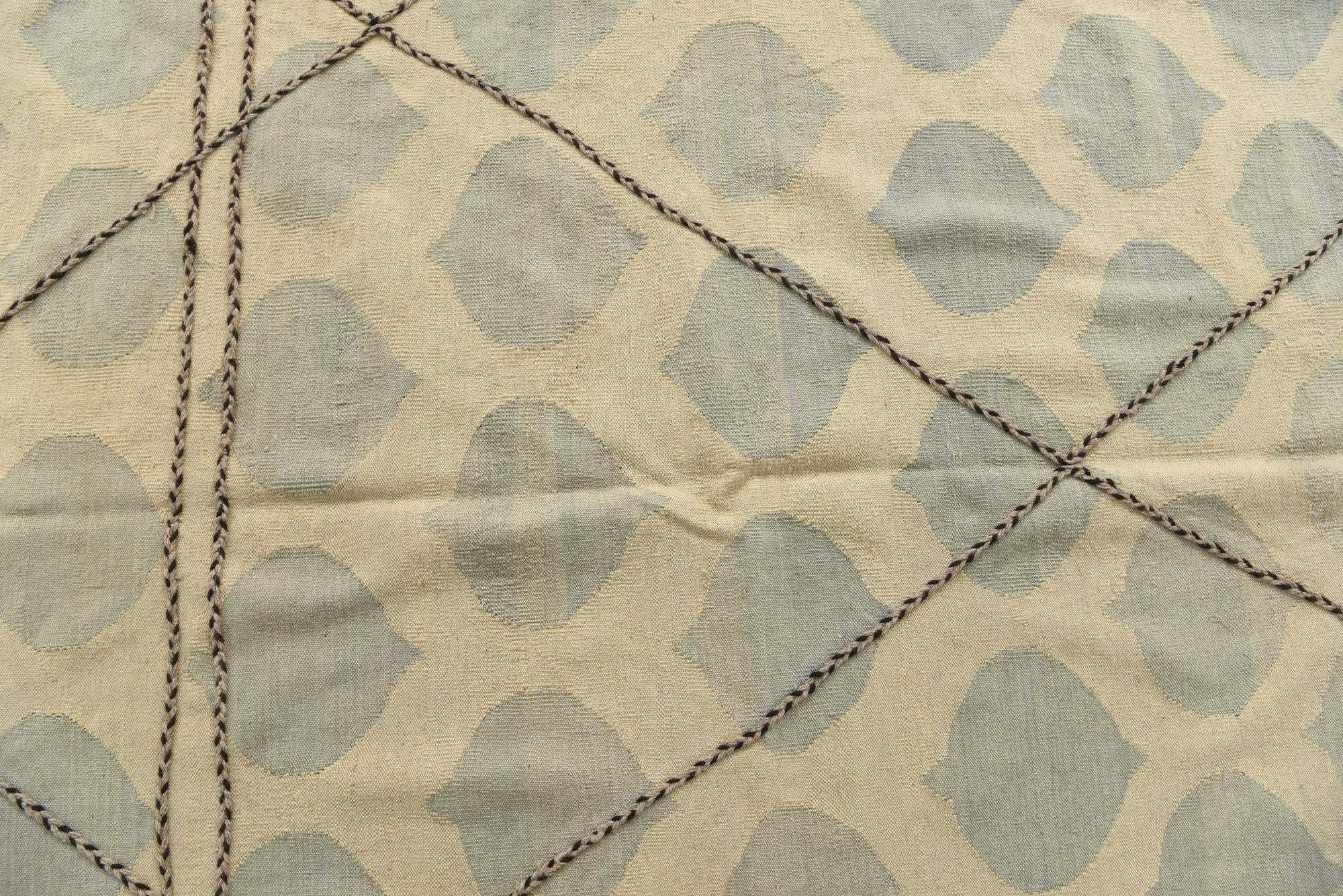8' 2 x 9' 8 Hand Woven Kilim Modern Wool Rug