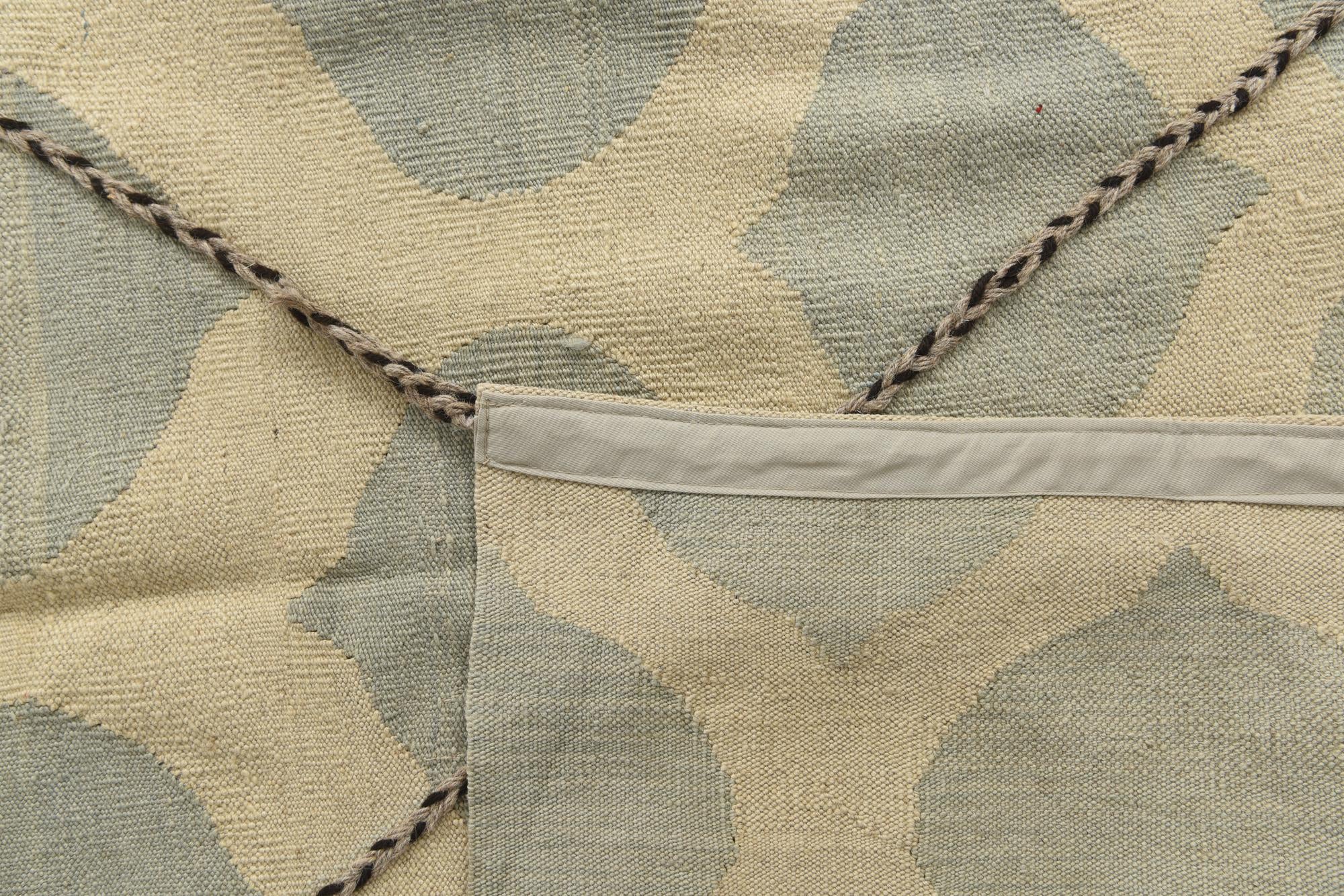 8' 2 x 9' 8 Hand Woven Kilim Modern Wool Rug