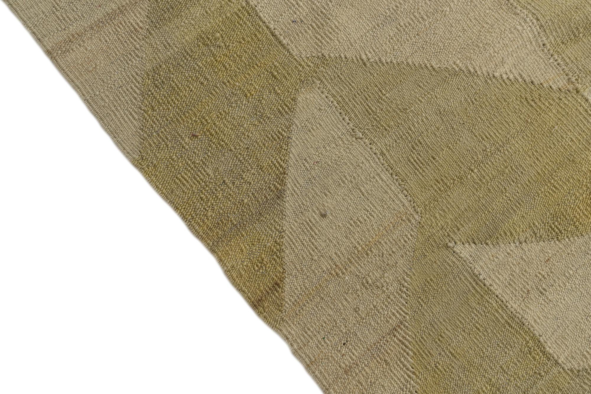 9' 9 x 13' 7 Hand Woven Kilim Modern Wool Rug