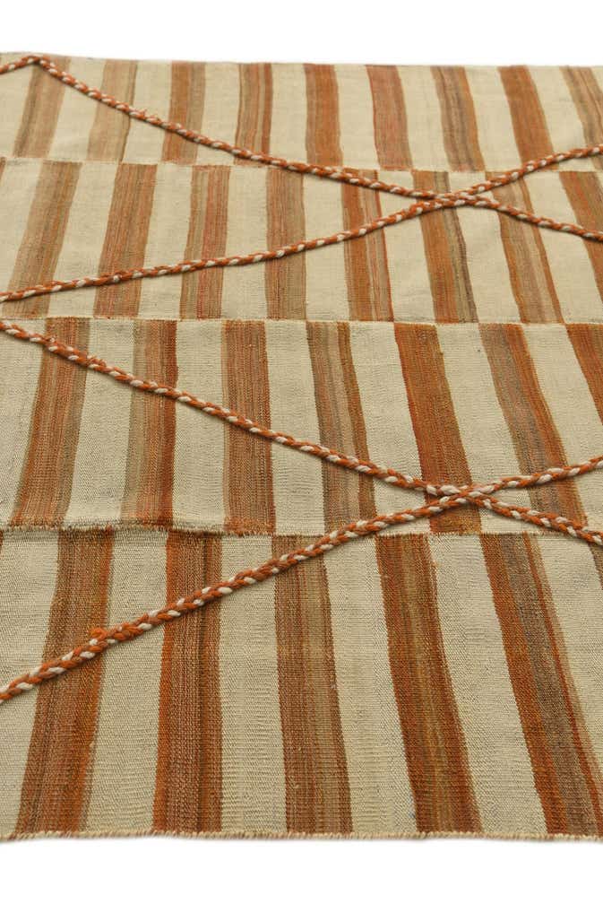 5' 5 x 7' 9 Hand Woven Kilim Modern Wool Rug