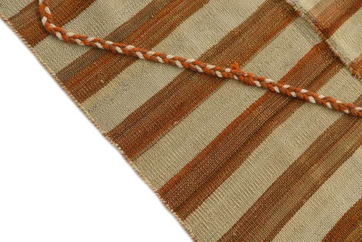 5' 5 x 7' 9 Hand Woven Kilim Modern Wool Rug