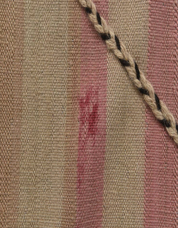 Detail image of 9' 4 x 12' 9  Hand Woven Kilim Modern Wool Rug