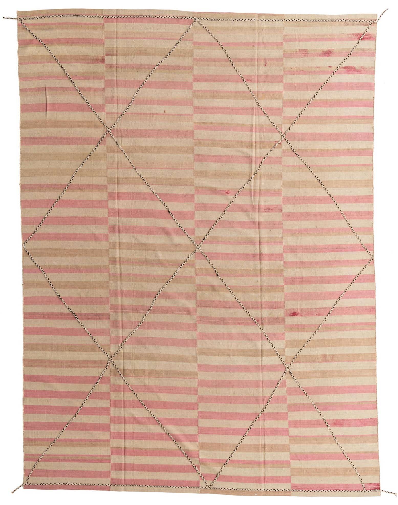 9' 4 x 12' 9 Hand Woven Kilim Modern Wool Rug