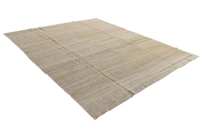 7' 9 x 9' 5 Hand Woven Kilim Modern Wool Rug