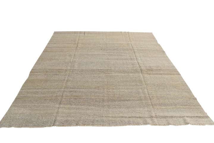 7' 9 x 9' 5 Hand Woven Kilim Modern Wool Rug