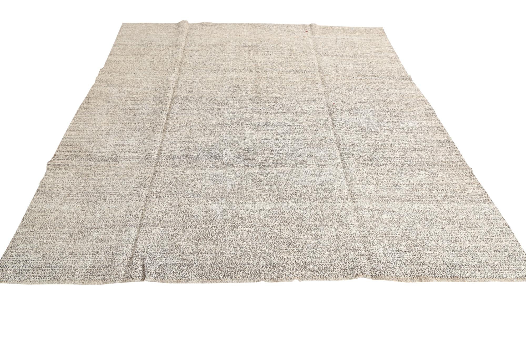 8' 3 x 9' 4 Hand Woven Kilim Modern Wool Rug