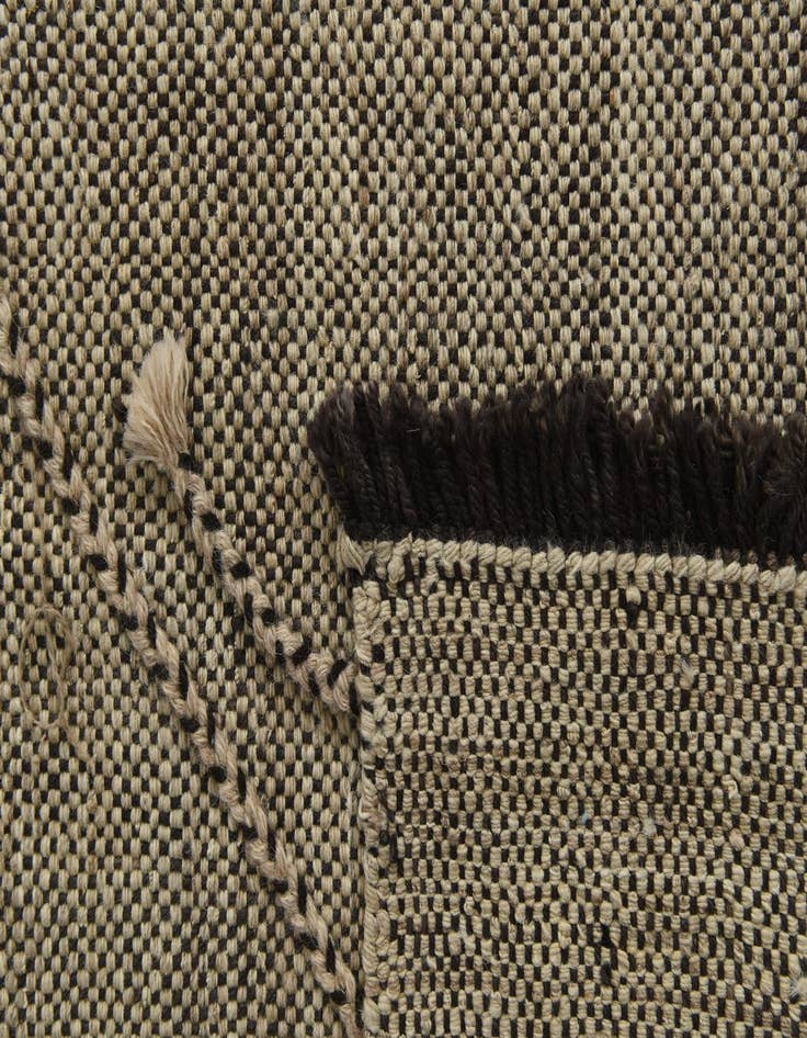 Detail image of 8' 6 x 9' 8 Hand Woven Kilim Modern Wool Rug