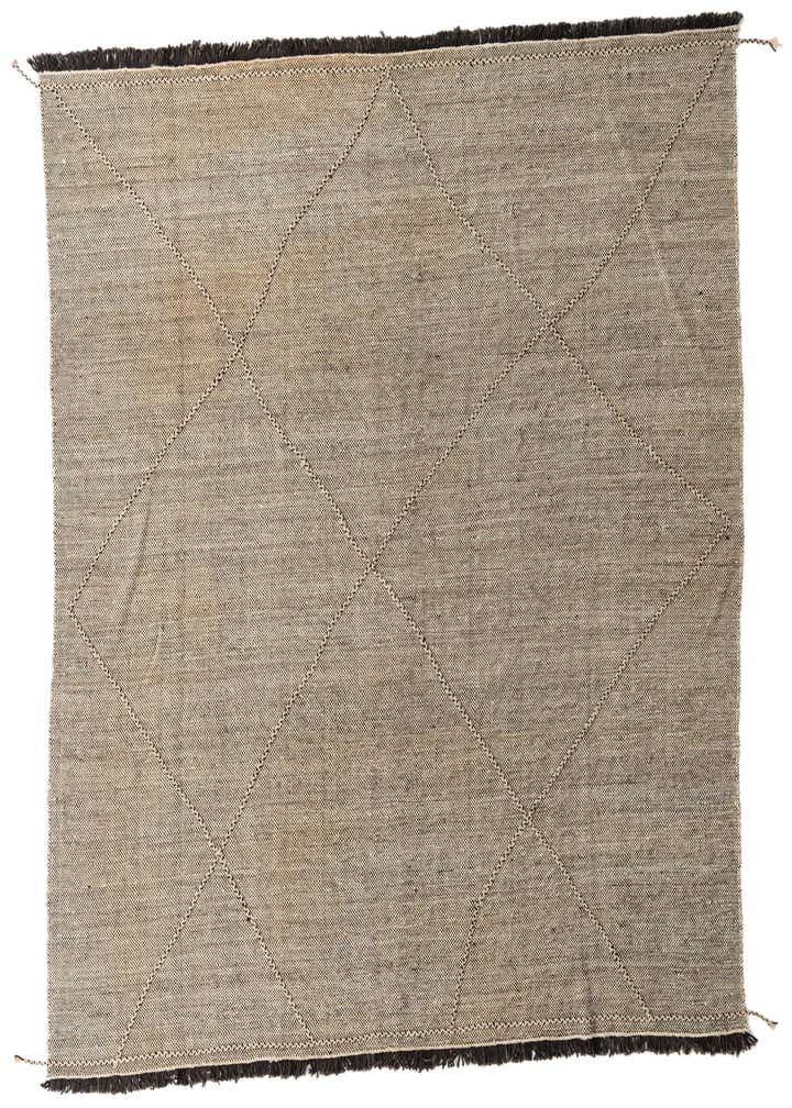 8' 6 x 9' 8 Hand Woven Kilim Modern Wool Rug