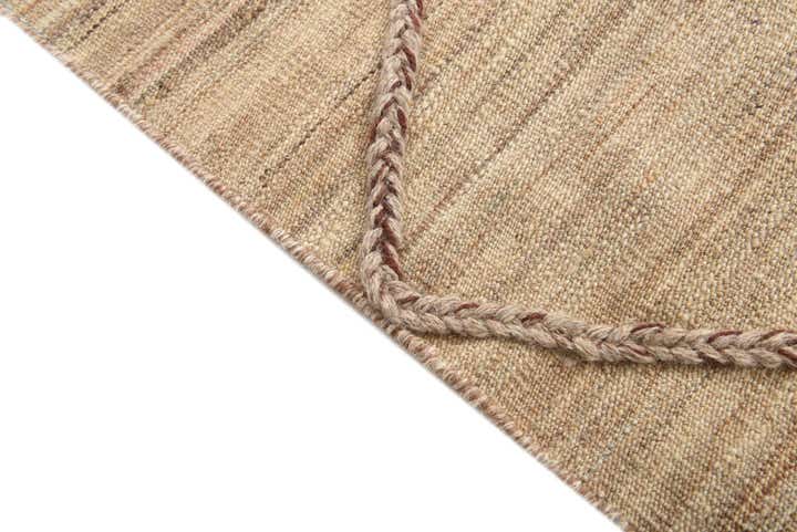 4' 2 x 6' 4 Hand Woven Kilim Modern Wool Rug