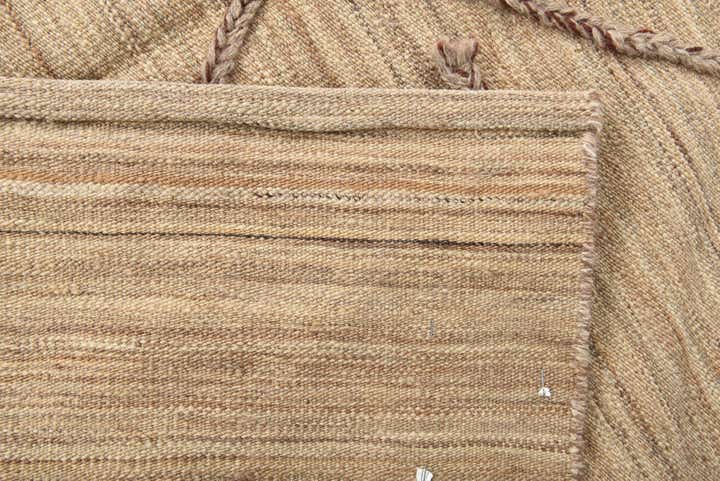 4' 2 x 6' 4 Hand Woven Kilim Modern Wool Rug