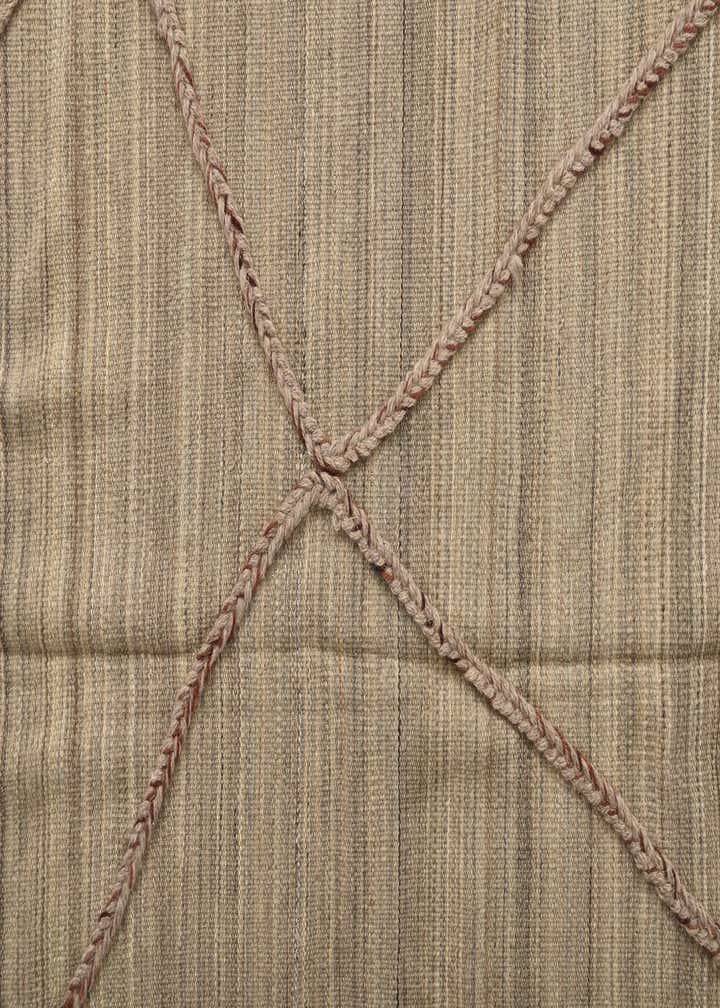 5' x 6' 6 Hand Woven Kilim Modern Wool Rug