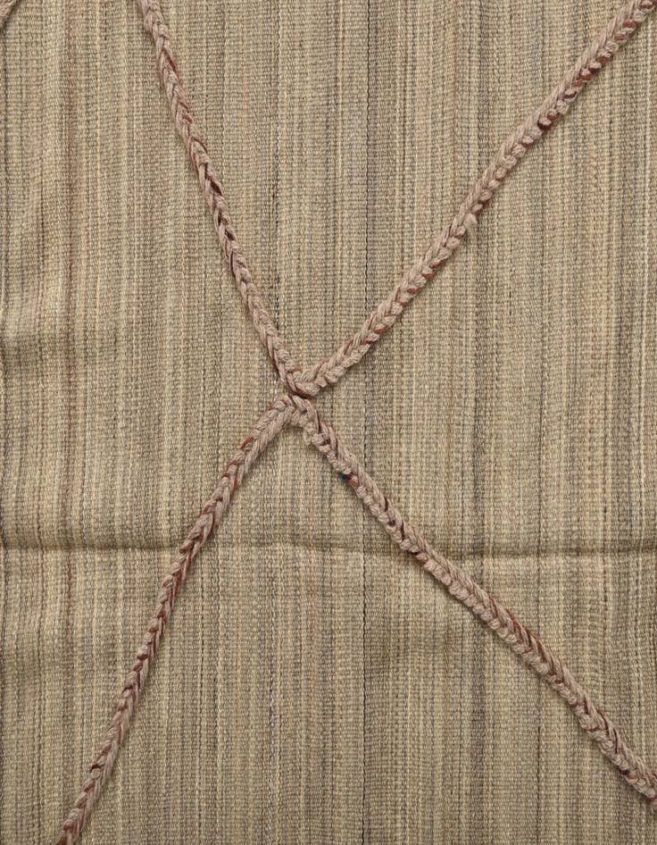 Detail image of 5' x 6' 6  Hand Woven Kilim Modern Wool Rug