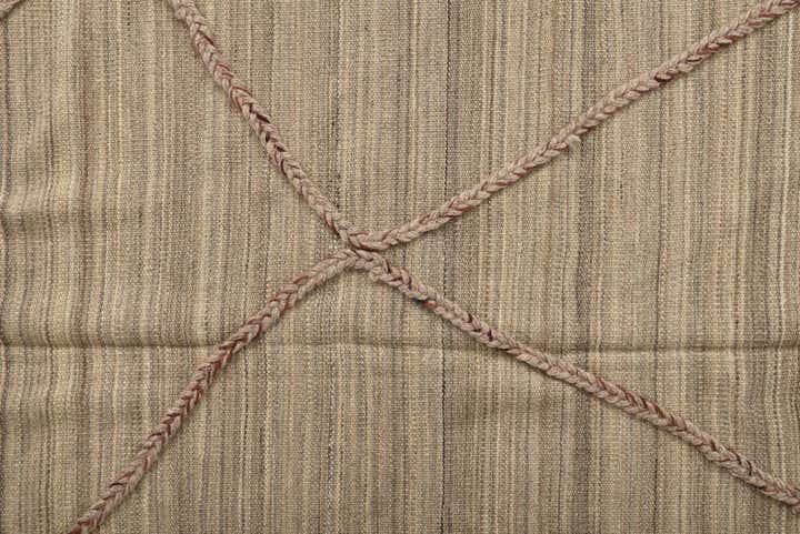 5' x 6' 6 Hand Woven Kilim Modern Wool Rug