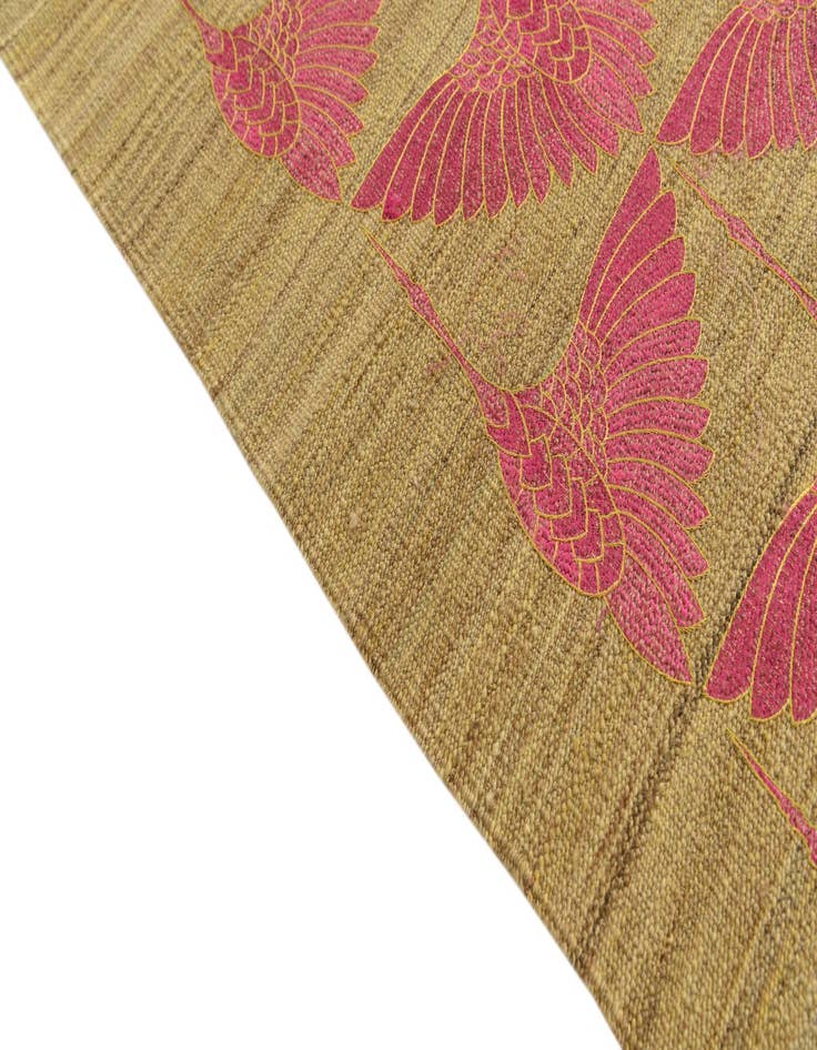 Detail image of 7' 3 x 9' 10  Hand Woven Kilim Modern Wool Rug