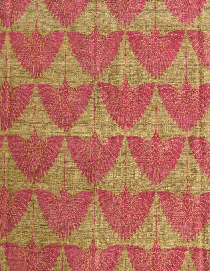 Detail image of 7' 3 x 9' 10  Hand Woven Kilim Modern Wool Rug