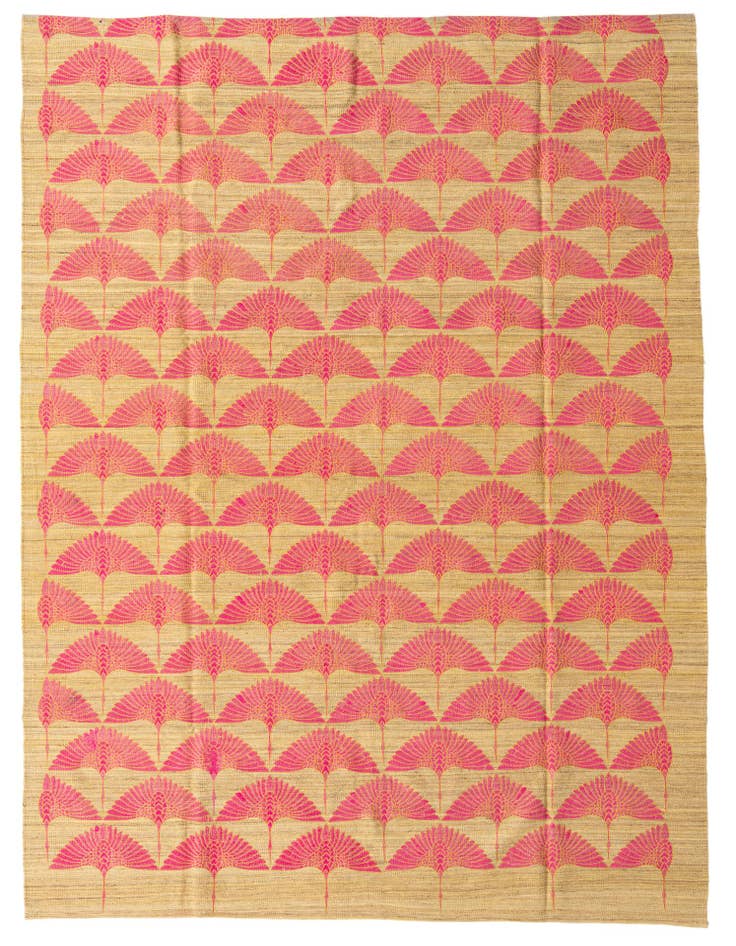 Detail image of 7' 3 x 9' 10 Hand Woven Kilim Modern Wool Rug
