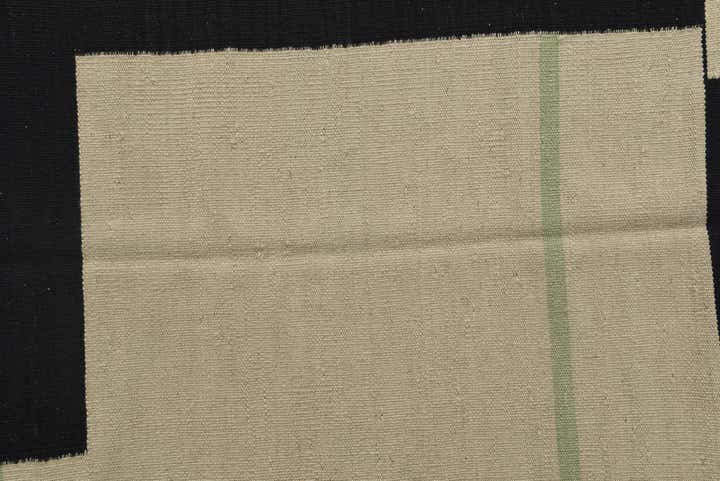 4' x 5' 10 Hand Woven Kilim Modern Wool Rug