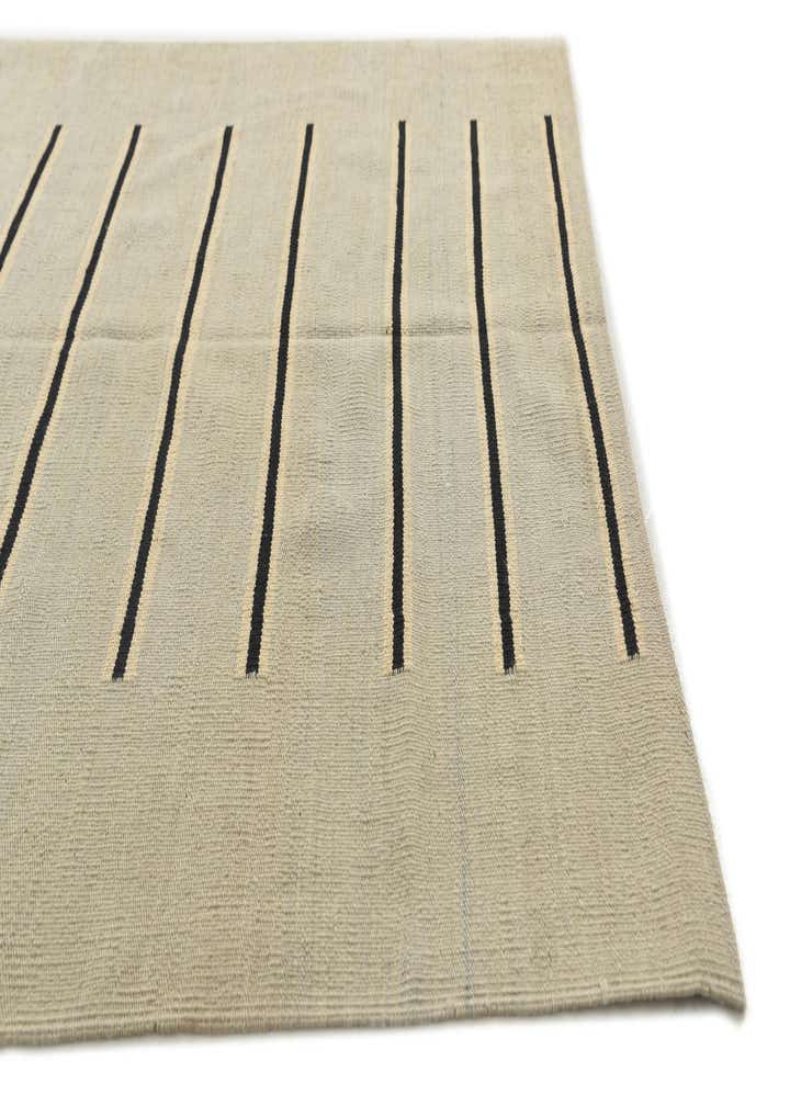 4' x 6' 1 Hand Woven Kilim Modern Wool Rug