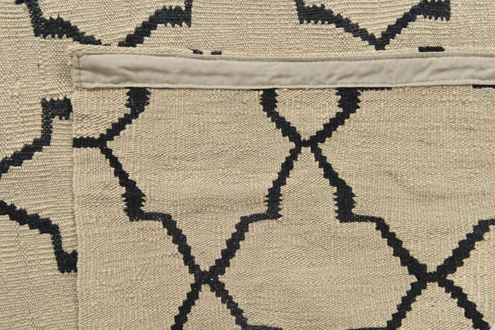 5' 10 x 8' 1 Hand Woven Kilim Modern Wool Rug