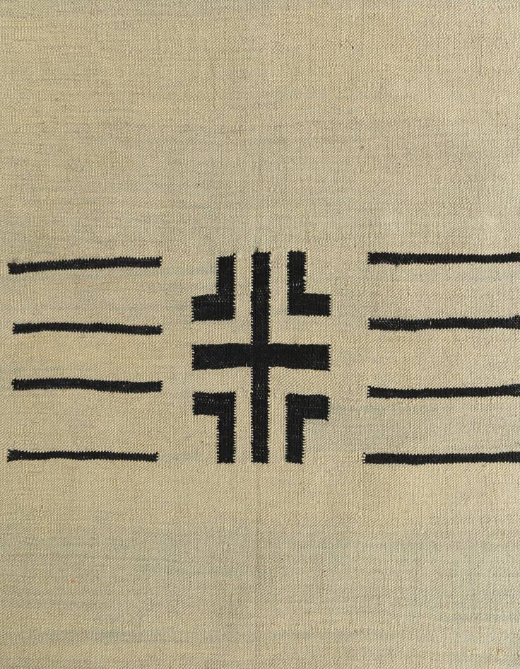 Detail image of 10' 1 x 12' 8  Hand Woven Kilim Modern Wool Rug