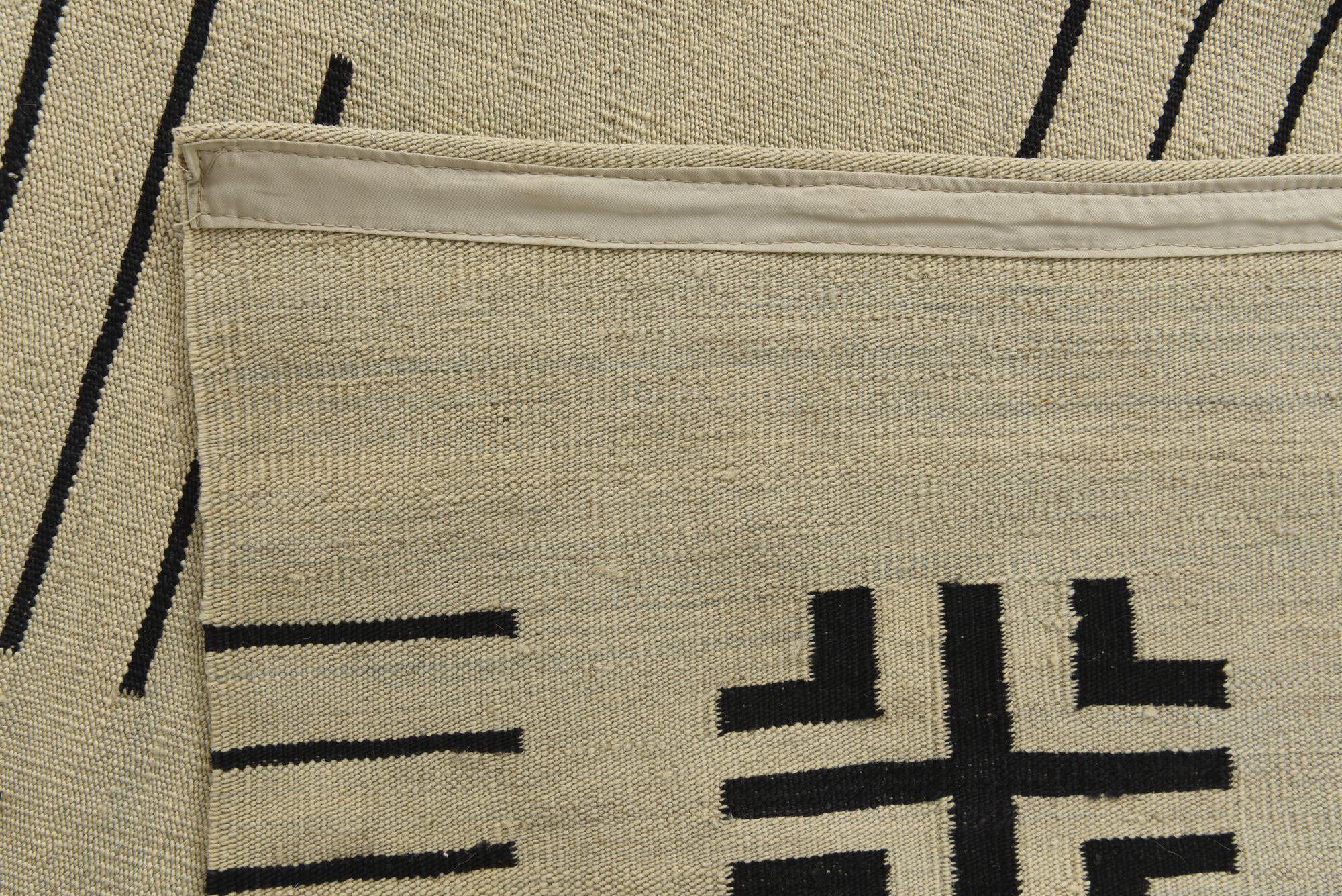 10' 1 x 12' 8 Hand Woven Kilim Modern Wool Rug