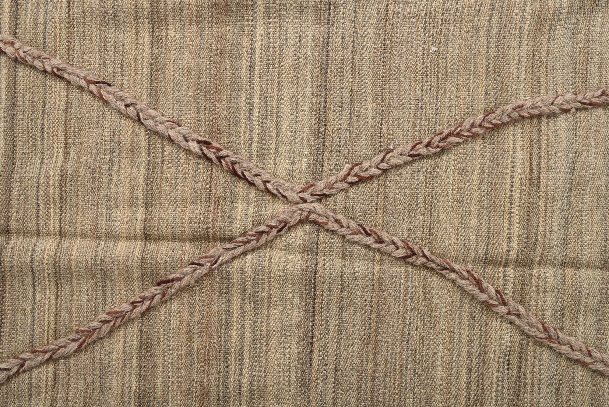 5' x 8' Hand Woven Kilim Modern Wool Rug
